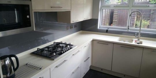 Glass Kitchen Splashback