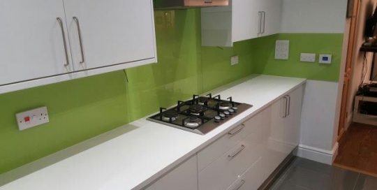 Glass Kitchen Splashback