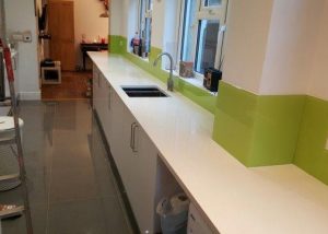 Glass Kitchen Splashback