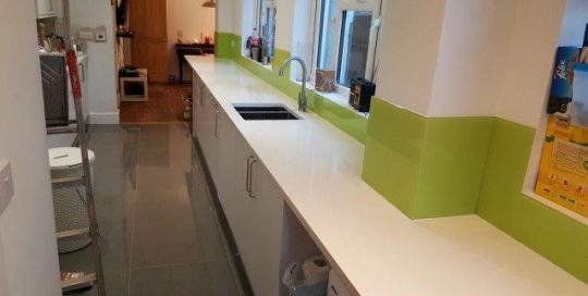 Glass Kitchen Splashback