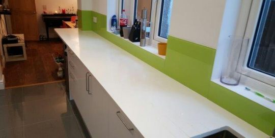 Glass Kitchen Splashback