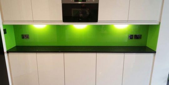 Glass Kitchen Splashback