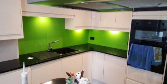 Glass Kitchen Splashback