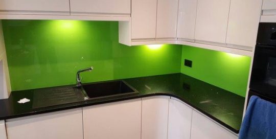 Glass Kitchen Splashback