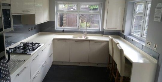 Glass Kitchen Splashback