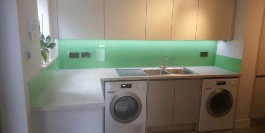 Glass Kitchen Splashback