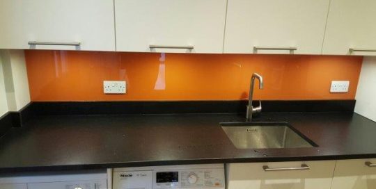 Glass Kitchen Splashback