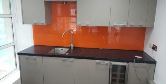 Glass Kitchen Splashback