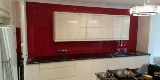 Glass Kitchen Splashback