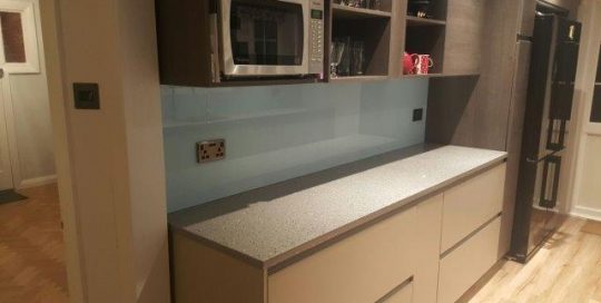 Glass Kitchen Splashback