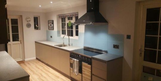 Glass Kitchen Splashback