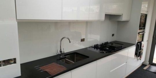 Glass Kitchen Splashback