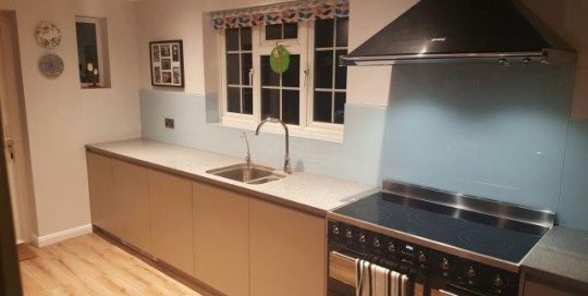 Glass Kitchen Splashback
