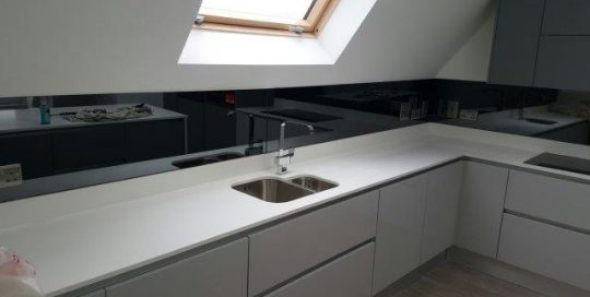 Glass Kitchen Splashback