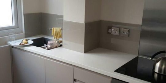 Glass Kitchen Splashback