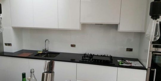 Glass Kitchen Splashback