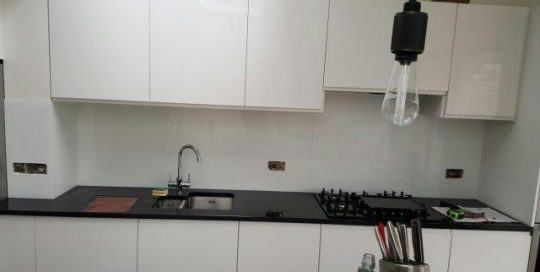 Glass Kitchen Splashback