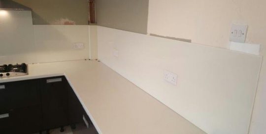 Glass Kitchen Splashback