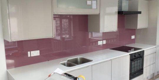Glass Kitchen Splashback