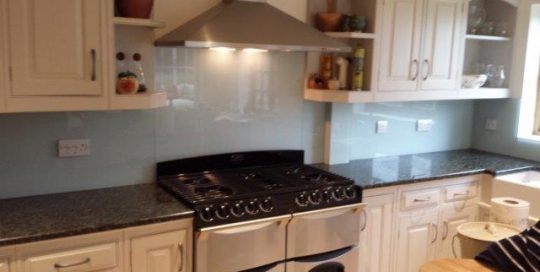 Glass Kitchen Splashback