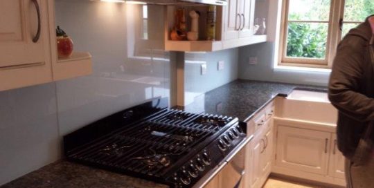 Glass Kitchen Splashback