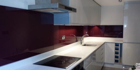 Glass Kitchen Splashback