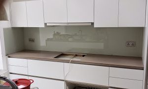 Glass Kitchen Splashback