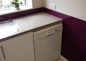 Glass Kitchen Splashback