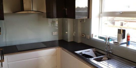 Glass Kitchen Splashback