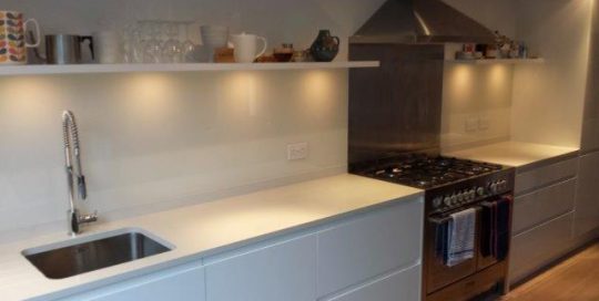 Glass Kitchen Splashback