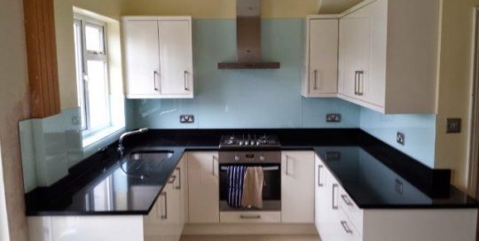 Glass Kitchen Splashback