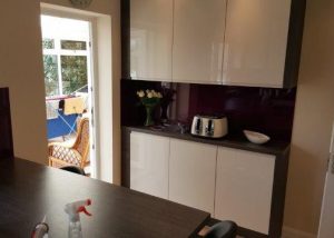 Glass Kitchen Splashback