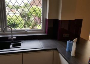 Glass Kitchen Splashback