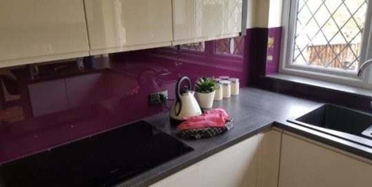 Glass Kitchen Splashback