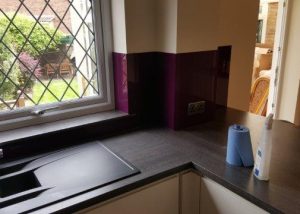 Glass Kitchen Splashback