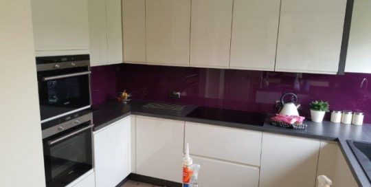 Glass Kitchen Splashback