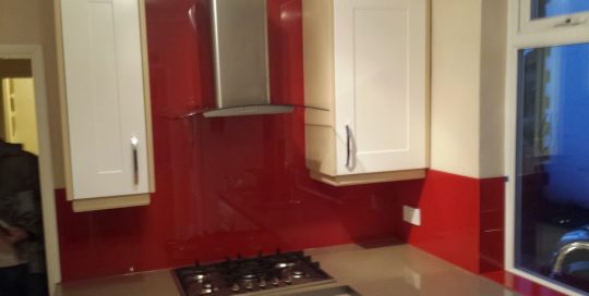 Glass Kitchen Splashback