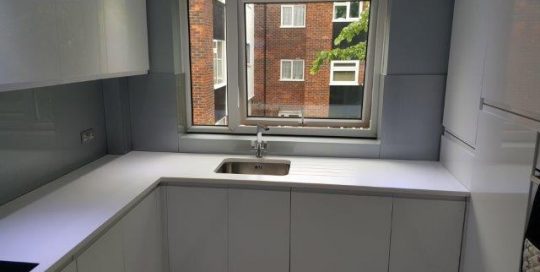 Glass Kitchen Splashback