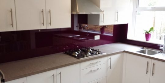 Glass Kitchen Splashback