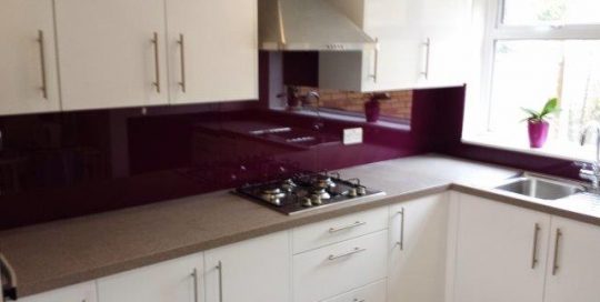 Glass Kitchen Splashback