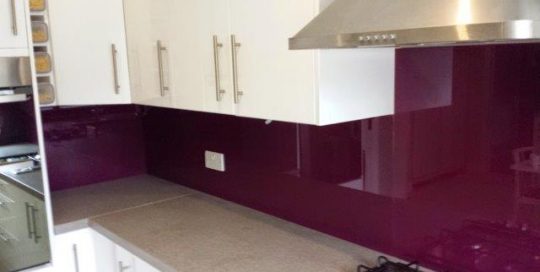 Glass Kitchen Splashback