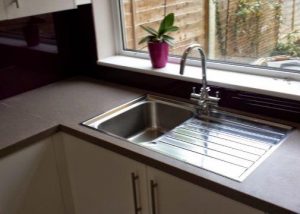 Glass Kitchen Splashback