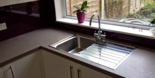 Glass Kitchen Splashback