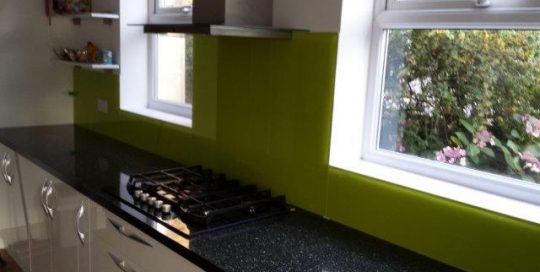Glass Kitchen Splashback