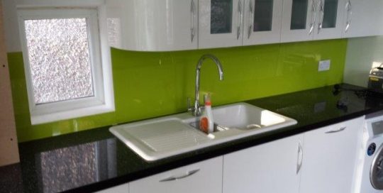 Glass Kitchen Splashback