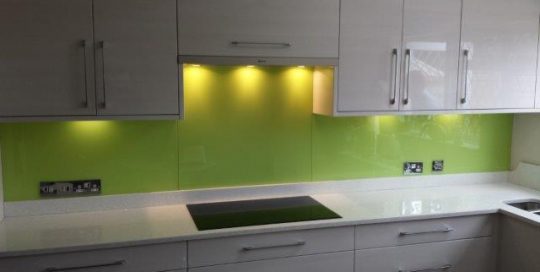 Glass Kitchen Splashback