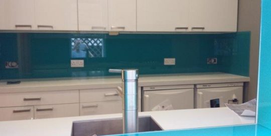 Glass Kitchen Splashback