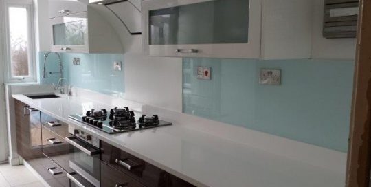 Glass Kitchen Splashback