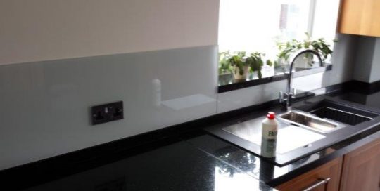Glass Kitchen Splashback