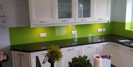 Glass Kitchen Splashback